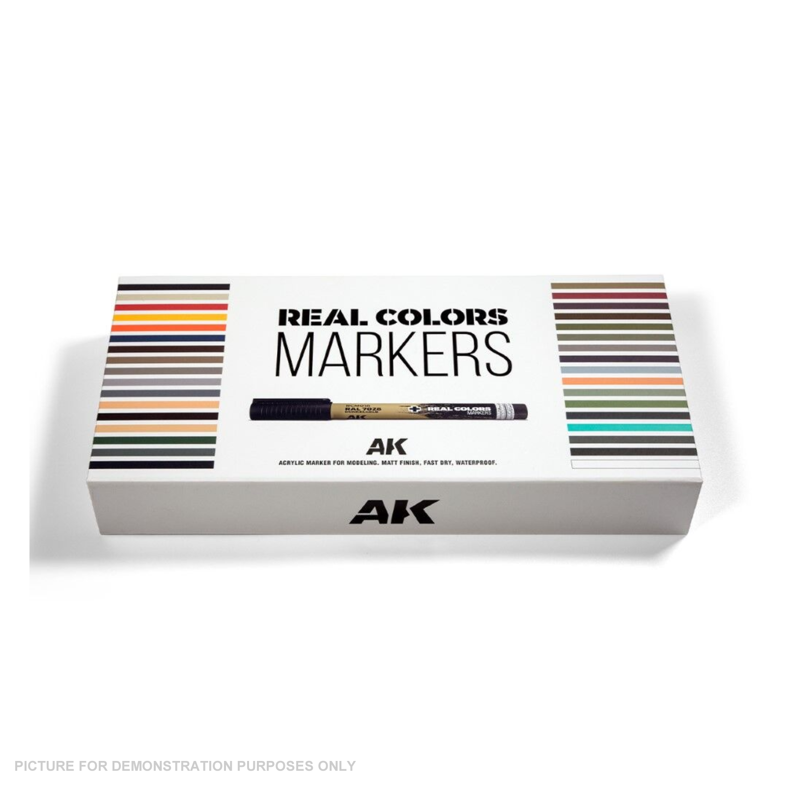 AK Interactive - RC Markers - Special Box Real Colors Markers - 34 Colours